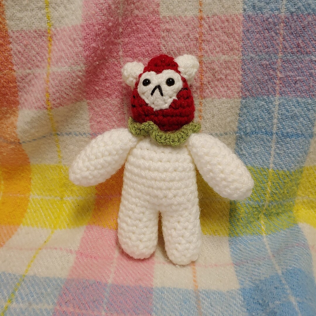 Crochet Strawberry Jester Plushie - Etsy