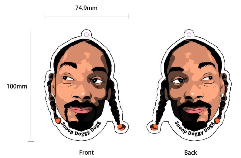 Snoop Doggy Dogg Car Air Freshener Black Ice Scent Etsy Australia