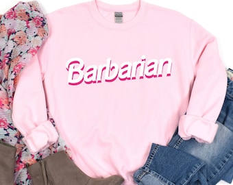 Custom D&D Barbarian Sweater, Personalized Dungeons and Dragons Unisex Sweater, Barbarian Class, Gift for DND Player