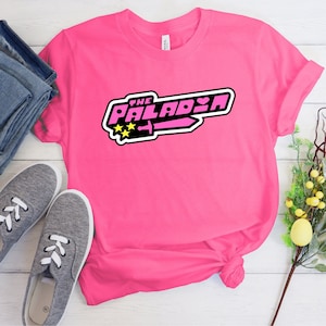 Custom D&D Paladin T Shirt, Powerpuff Girls Dungeons and Dragons Unisex Tee, Paladin DND Class Tee, Gift for DND Player