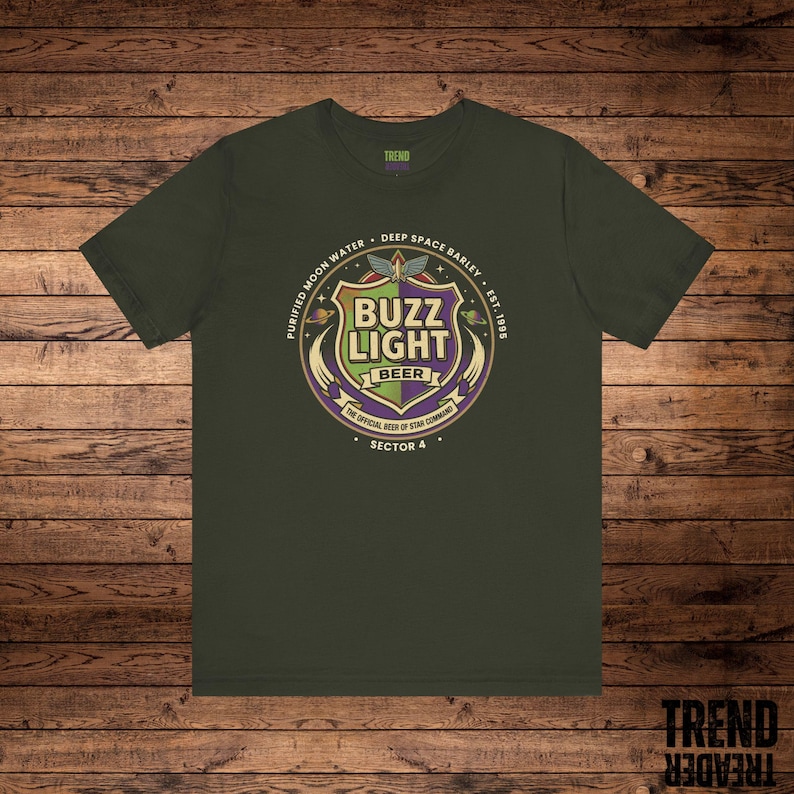 Buzz Light Beer Parody T-Shirt, Toy Story Inspired Disney Trip Tee, Funny Buzz Lightyear Beer Shirt, Star Command Adult Drinking Gift image 4