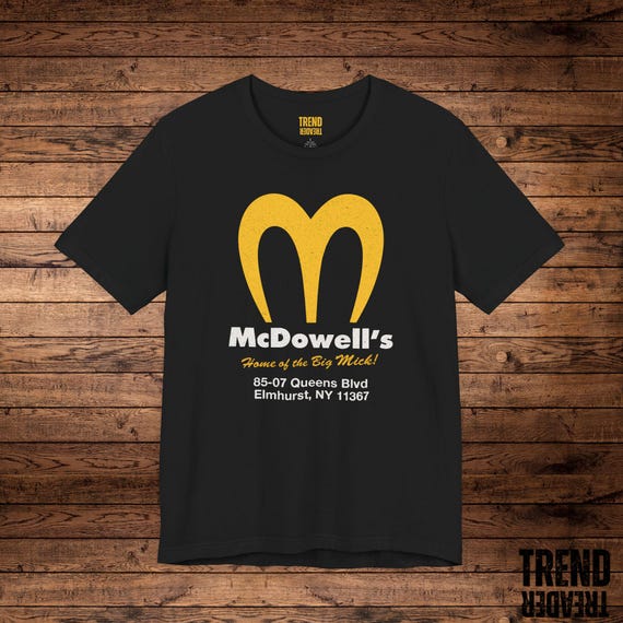 Mcdowell's T-shirt - Coming to America Parody Shirt - Big Mick
