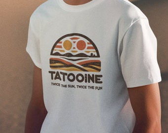 Vintage Star Wars Shirt, Tatooine Sunset T-Shirt, Men's & Women's Shirt, Star Wars Shirt, Tatooine T-Shirt, Unisex, Luke Skywalker Shirt