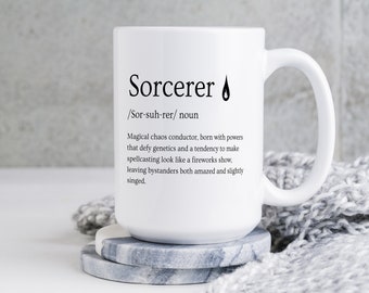 DnD Sorcerer Mug: Dungeons and Dragons Gift
