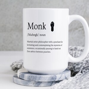 DnD Monk Mug: Dungeons and Dragons Gift for Dungeon Master