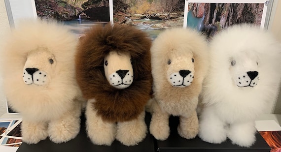 The Lions Kings made with 100%  alpaca .