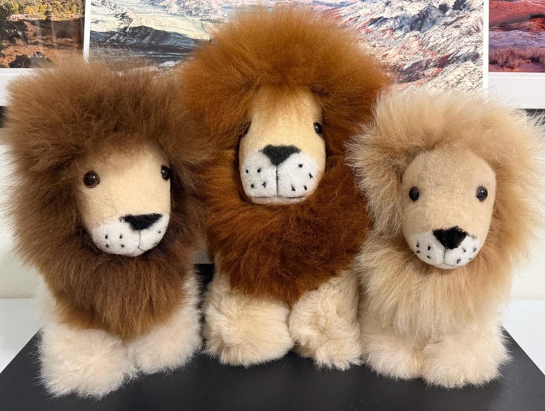 De Lion Kings zijn gemaakt van 100% alpaca. afbeelding 11