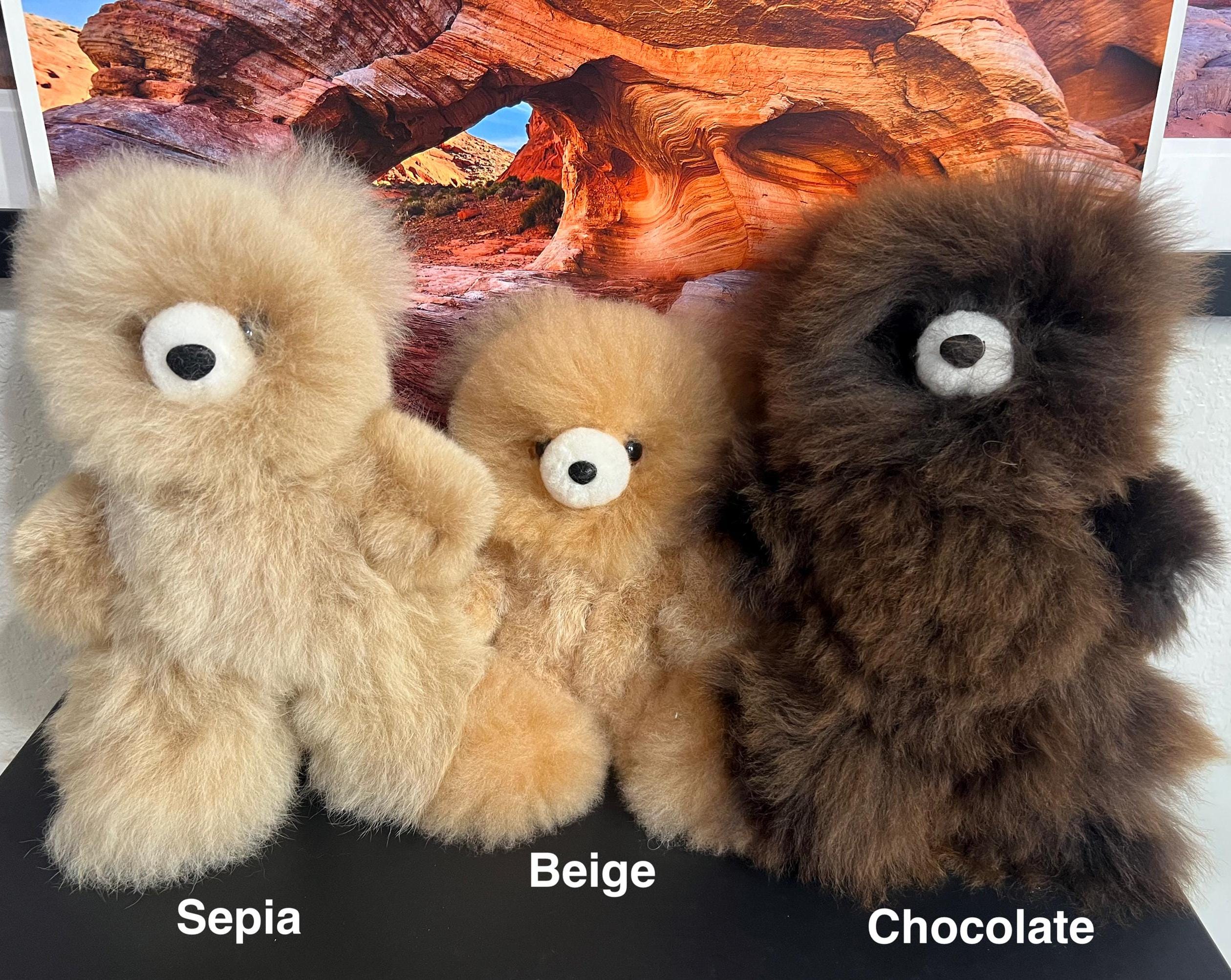 Teddy Bears Made With 100% Baby Alpaca Fur- Made by Hand in