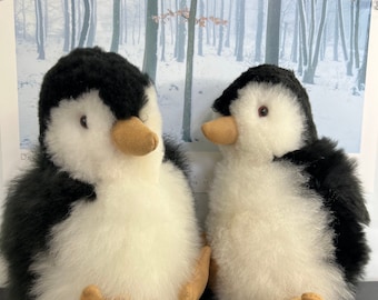 Alpaka Pinguin Pinguin Hergestellt aus 100% Alpakafell.