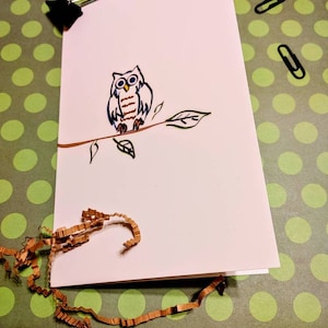 Thinking of You Card - Hibou