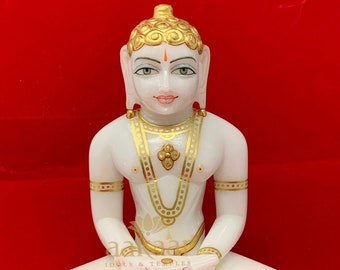 7" Marble Jain Tirthankar Bhagwan Pratima Murti
