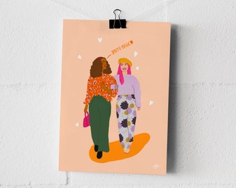 A6 'You're Magic' Illustrated Postcard / Mini Print