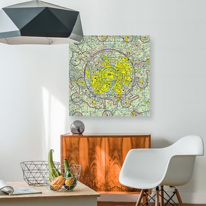 Pilot&#39;s USA VFR Map, Sectional Chart, Aviation Art