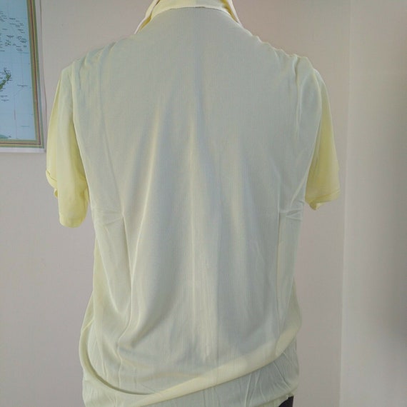 VTG JC Penney Sheer Yellow Pajamas MED - image 3