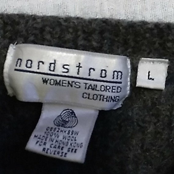 Vtg Nordstrom equestrian sweater THRASHED - image 9