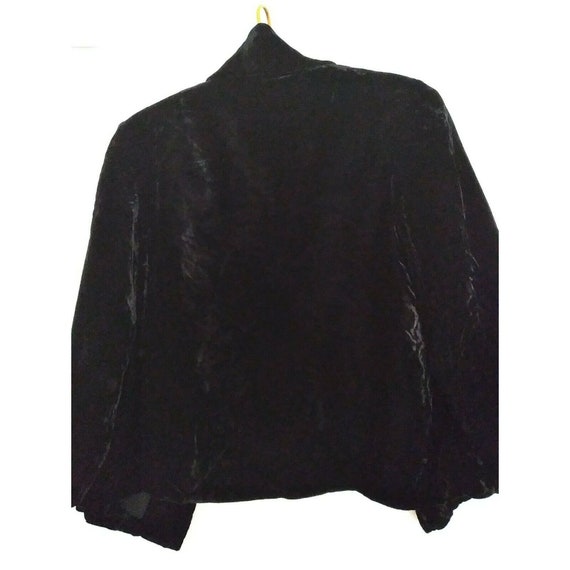 Vtg 50s Velvet Perfect Crop Jacket Small Hong Kong - image 5