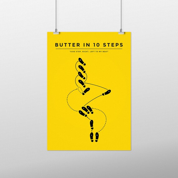 Butter BTS Poster Lyrics Song Lyrics Print Printable Kpop 