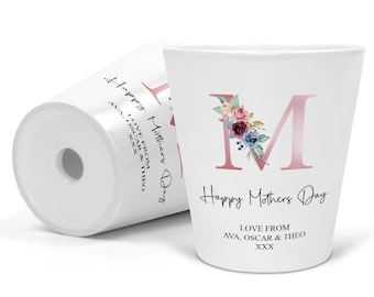 Personalised Mother's Day Flower Pot, Custom Mother's Day Gift, Gift for Mum, Present for Grandma, Nanny, Mummy, Nanna, Nan Flower Plant Pot