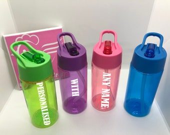 Personalized Kids Water Bottle Etsy