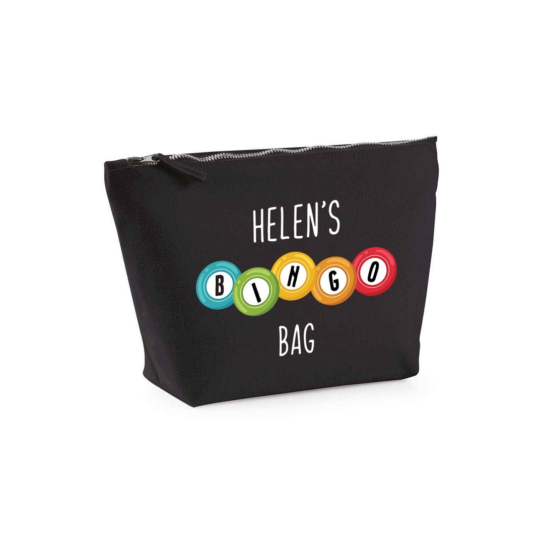 thumbnail interactive-video image 1 of MBMSO Bingo Queen Makeup Bag Bingo Lover Gifts Funny... 1 of 9