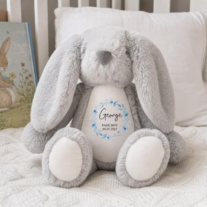 Personalised Page Boy Bunny Rabbit, Custom Page Boy Gift, Flower Girl Gift, Page Boy Teddy Bear, Bridesmaid Gift, Page Boy Present