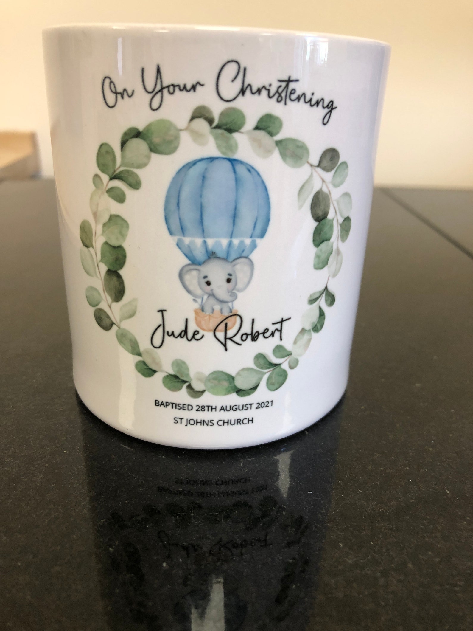 Personalised Christening Money Box Custom Christening Gift Etsy UK