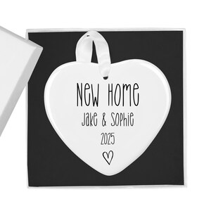 First Home 2025 | Personalised New Home Keepsake | Custom Housewarming Gift | First Home Ornament | New Home Gift | Moving House Gift image 4