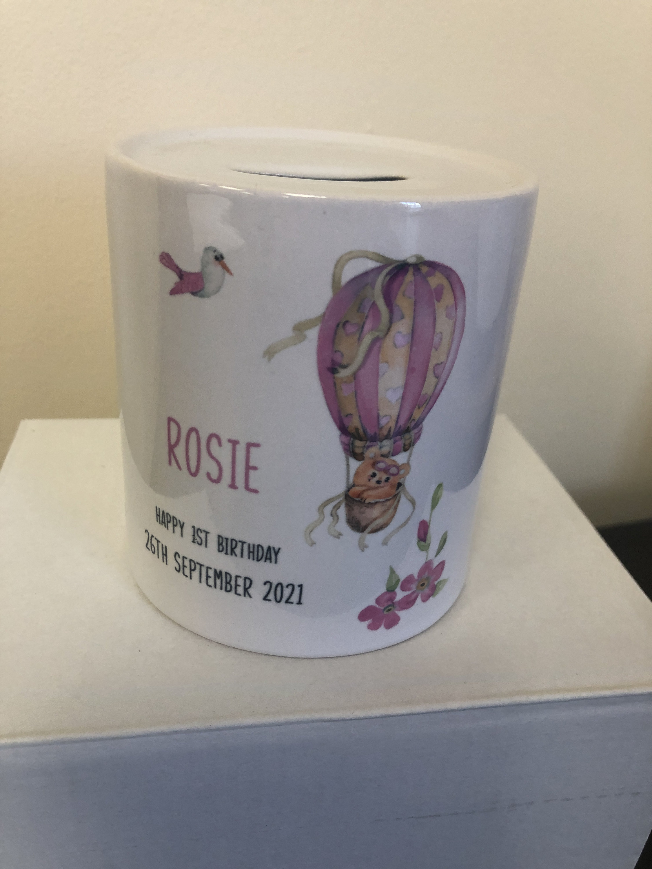 Personalised Christening Money Box Custom Boys Christening Etsy UK