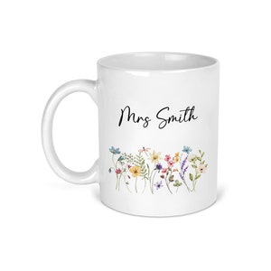 Personalised Teacher Mug - Teacher Appreciation Gift, Ideal Gift for TA, Teacher, Headteacher, End of Term Gift