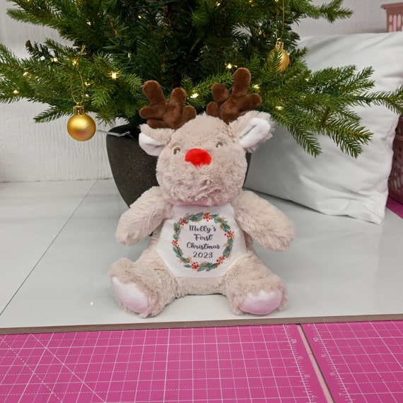 Personalised 1st 2024 christmas teddy
