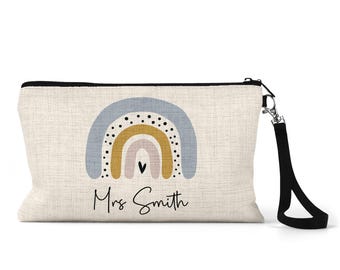 Personalised Teacher Pencil Case | End of Term Gift | SENCO Nursery Worker Present | Teaching Assistant Thank You | School Supplies