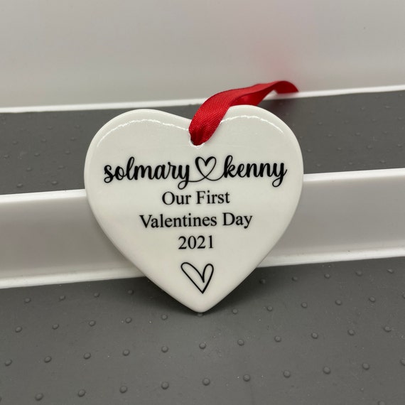 Personalised Valentines Day Decoration Our First Valentines Day