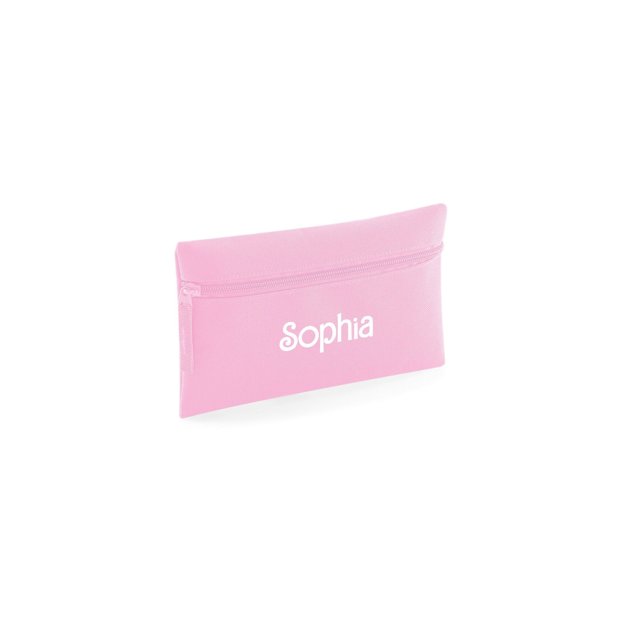 Personalised Kids Pink Pencil Case With Custom Name for Girls