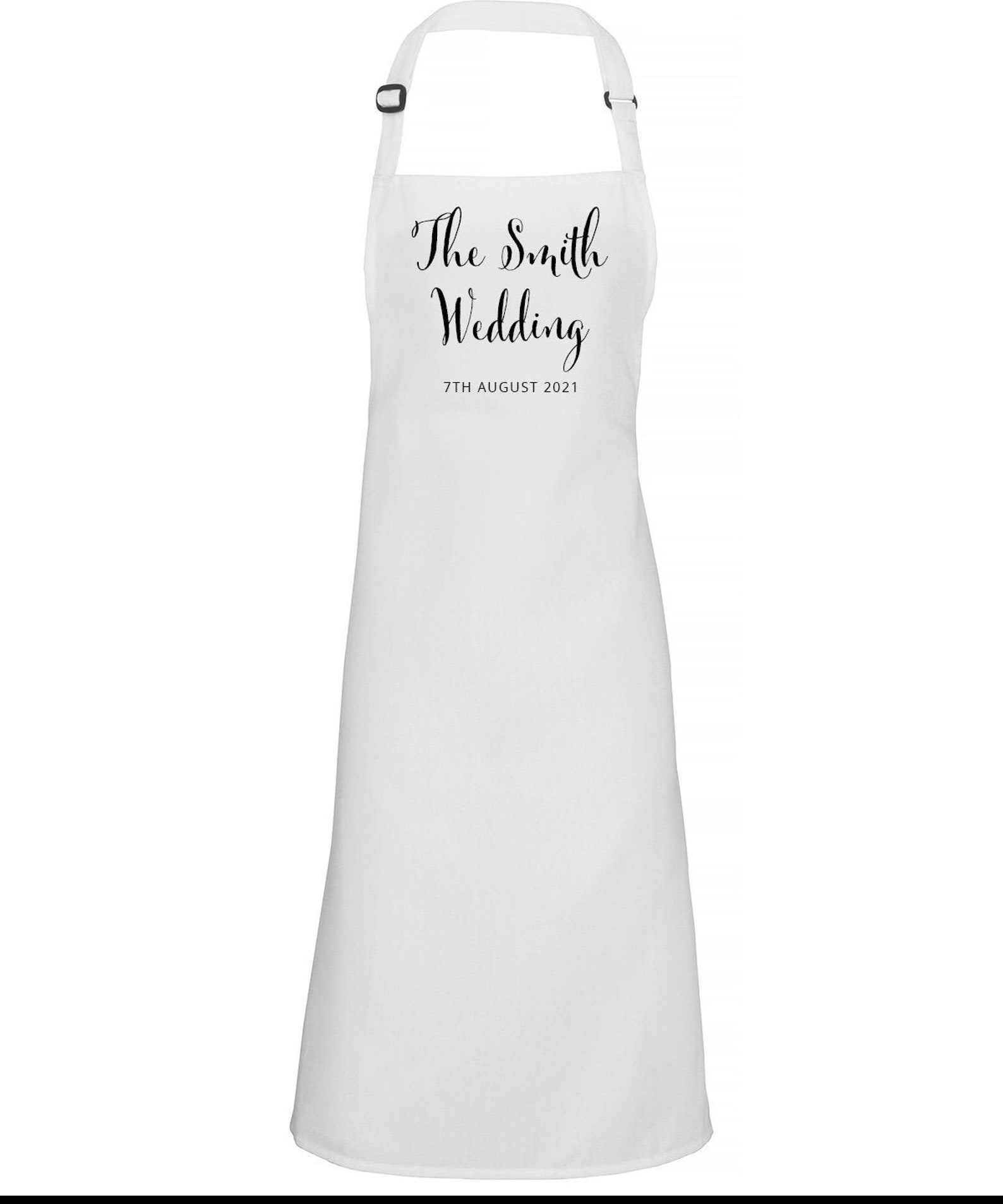 Personalised Wedding Apron with Name Newlywed Apron Bride Etsy