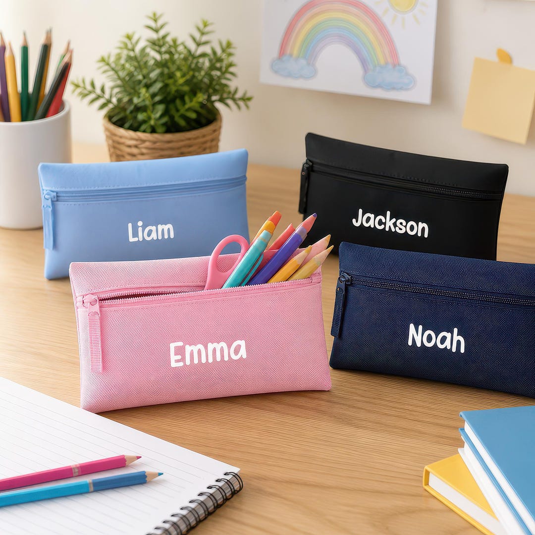 Custom Kids Pencil Case With Name - Perfect Back to School Stationery ...