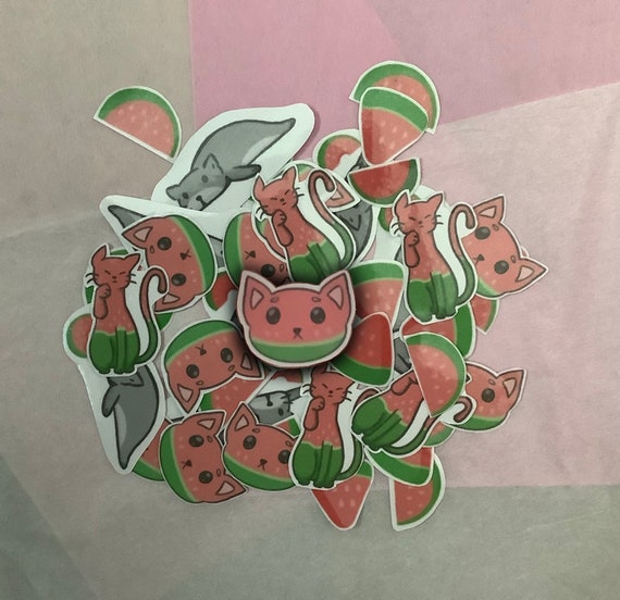 Tete De Chat De Pasteque Etsy
