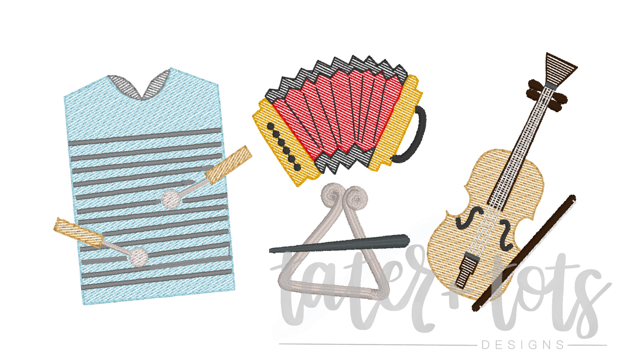 Cajun Zydeco Band Machine Embroidery Design File Digital Cajun Zydeco Band Machine Embroidery Design File Digital