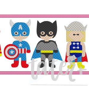 Superhero Faux Smock Machine Embroidery Design file digital download size 5x7, 8x8 Sketch, Quick Stitch