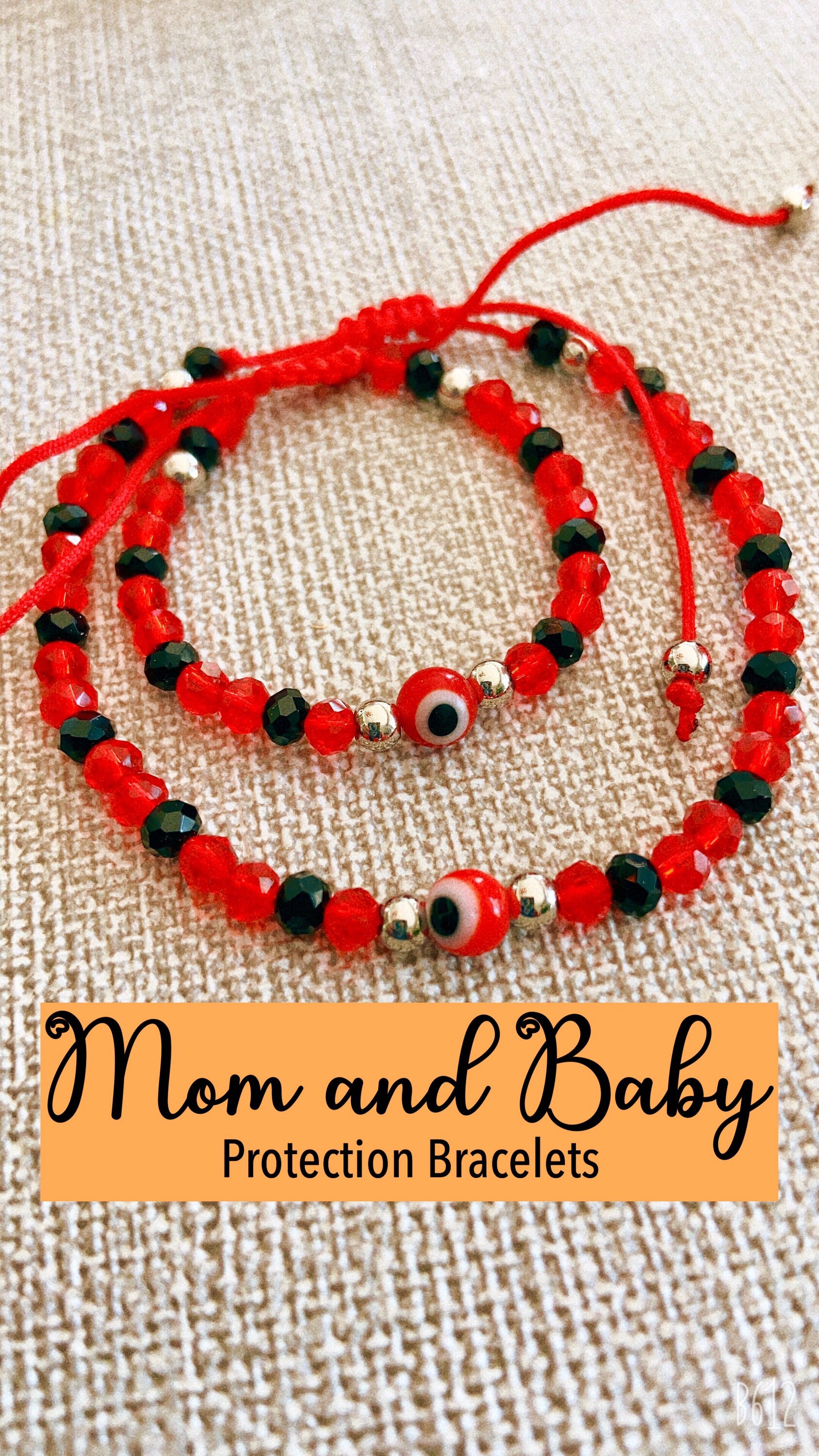 Mom and Baby Protection Bracelets Match Bracelets Mom and Etsy UK