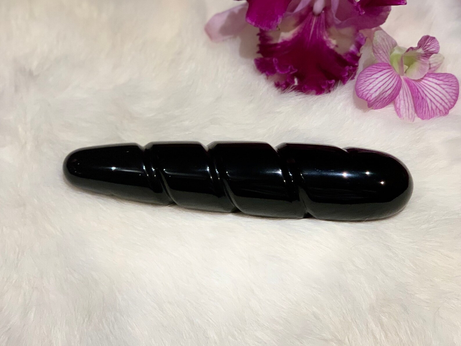 Yoni Wand Thick Thread Massage Wand Crystal Healing Self