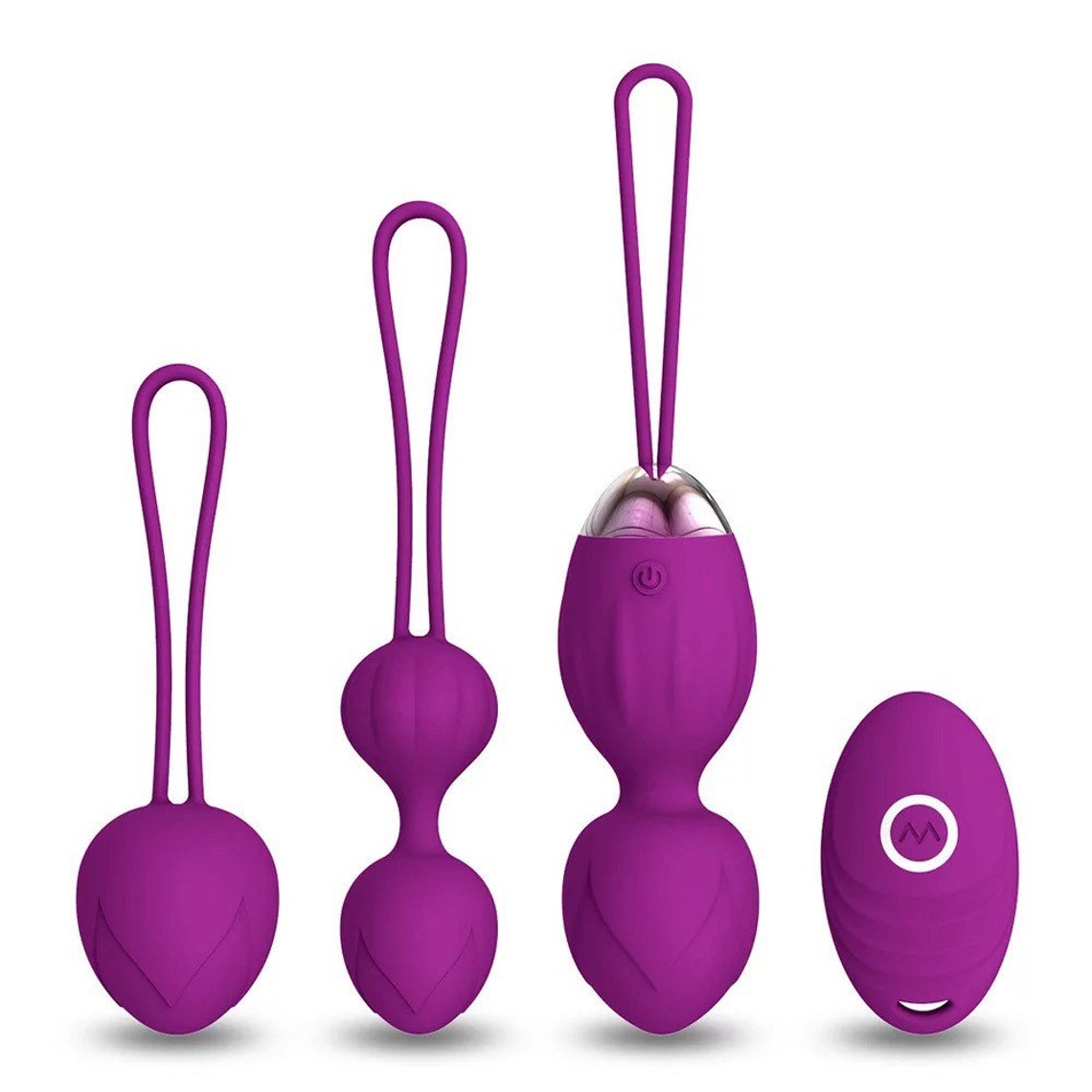Kegel Balls Exercise Weights with Remote Control & Vibration Etsy
