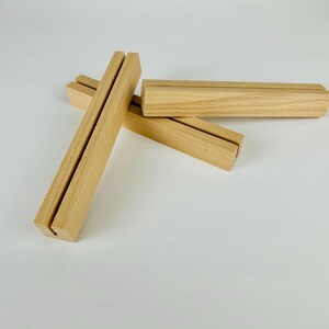 Tarjetero madera haya | Persona de pie | Soporte para cuadros | Tarjeta de lugar | Tarjeta de lugar | regalo sostenible y atemporal | decoración