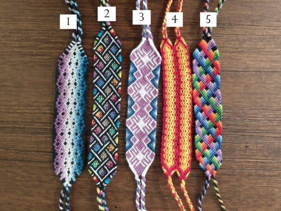 Intricate Homemade Friendship Bracelets
