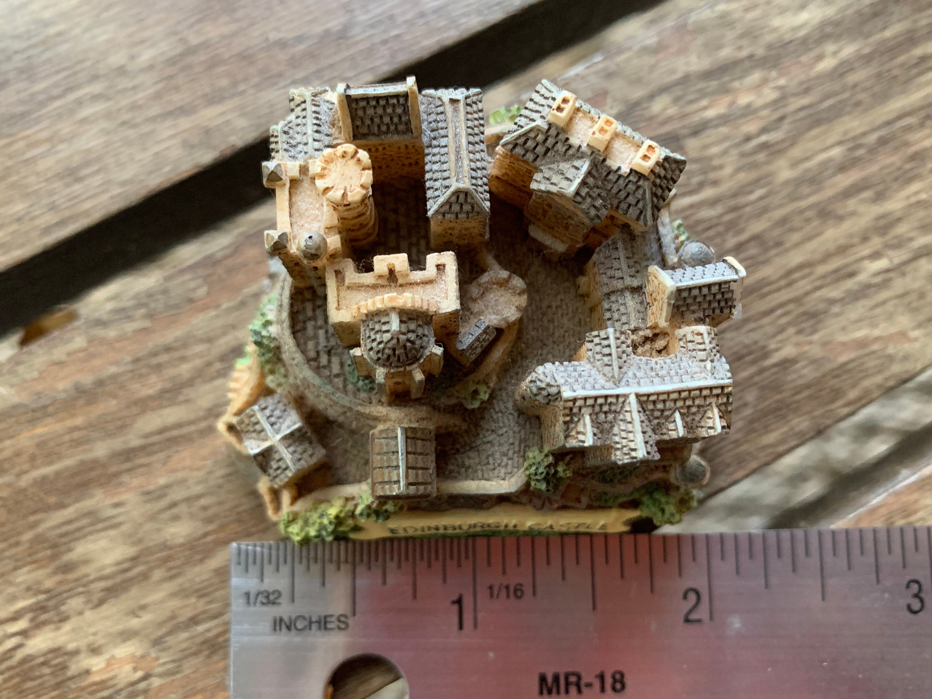 Vintage Edinburgh Castle Scotland Souvenir Figurine