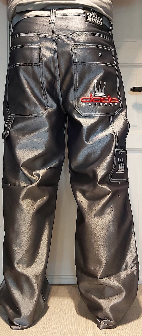 DADA Supreme Silver Baggy Jeans 