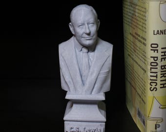 C.S. Lewis Bust — Statue of the British Author and Theologian