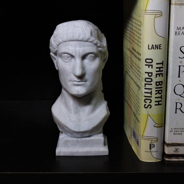 Constantine (Augustus) Bust — Iconic Statue of the First Christian Roman Emperor