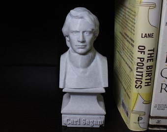 Carl Sagan Bust — Statue of the Astrophysicist/Astronomer/Cosmologist; Cosmos