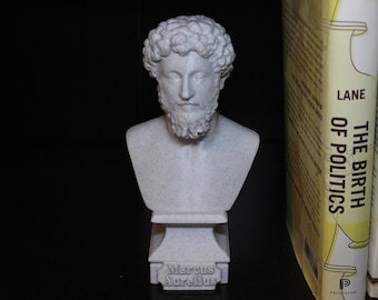 Marcus Aurelius Bust - Statue of the Roman Emperor and Stoic Philosopher