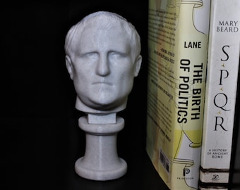 Marcus Vipsanius Agrippa Bust; Statue of the Roman General; Second in Command to the First Emperor Caesar Augustus